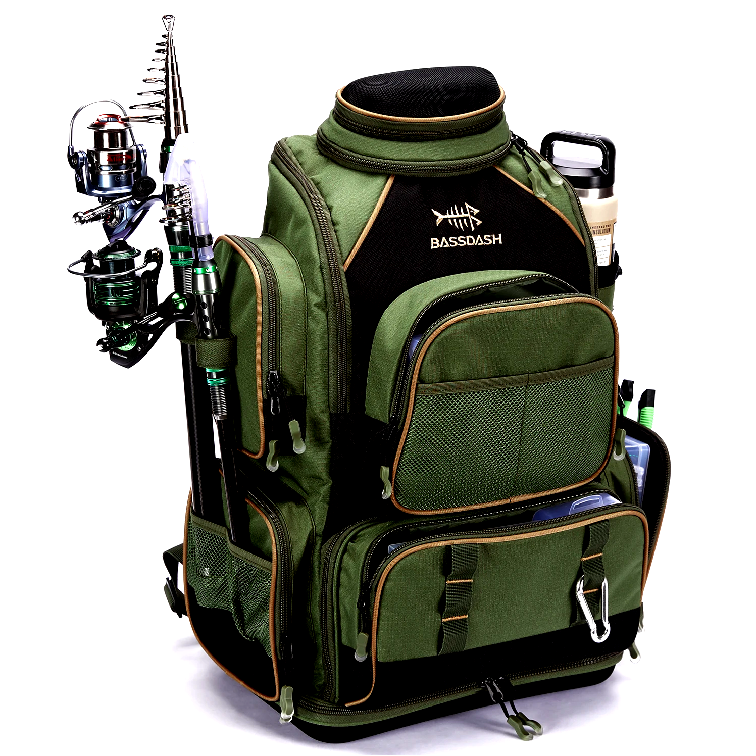 [PROMOÇÃO] Kit Profissional de Pesca Com Mochila, Vara, Carretilha e Acessórios