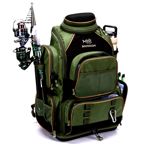 [PROMOÇÃO] Kit Profissional de Pesca Com Mochila, Vara, Carretilha e Acessórios