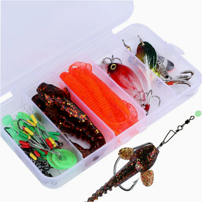[PROMOÇÃO] Kit Profissional de Pesca Com Mochila, Vara, Carretilha e Acessórios