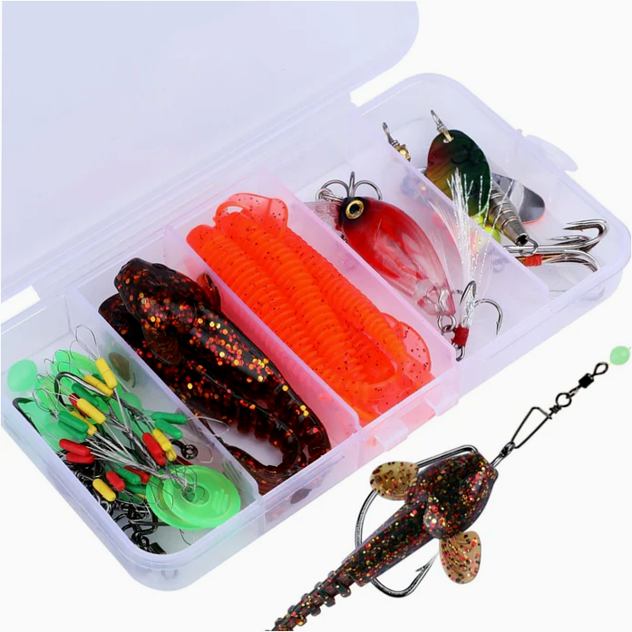 [PROMOÇÃO] Kit Profissional de Pesca Com Mochila, Vara, Carretilha e Acessórios